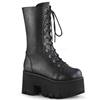 DemoniaCult - ASHES105 Platform Boots - Black Product image